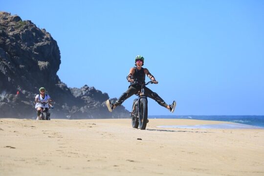 Electric Bike Beach Adventure with tequila tasting and lunch