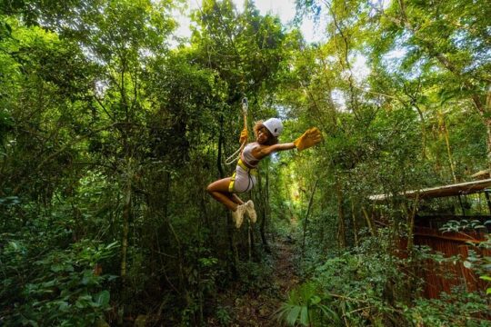 ATV Adventure, Interactive Bridges, Ziplines, Cenote & Free Lunch