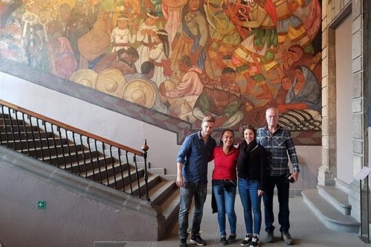 Muralist Art Semi Private Walking Tour in Mexico City Downtown