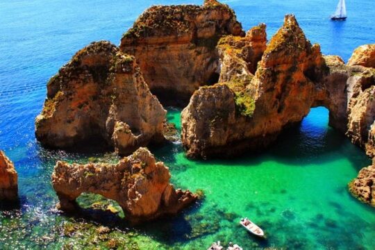 Boat trip to the grottos at Ponta da Piedade, Lagos