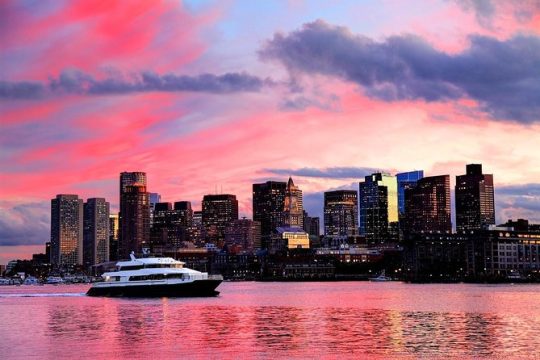 City Cruises Boston 90-Minute Harbor Sunset Sightseeing Cruise