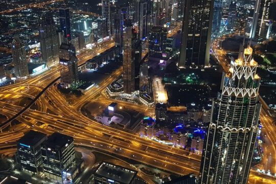 Dubai City Tour By Night With Burj Khalifa Ticket