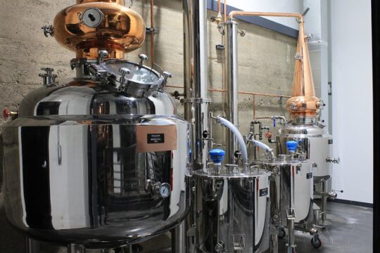 Chuckanut Bay Distillery Tour with 2 Mini Cocktails and Gift Glass
