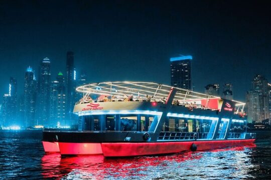 Dubai Marina Dinner Cruise with Drinks & Live Music
