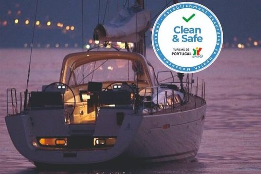 Lisbon sail Cruise at night with Wine