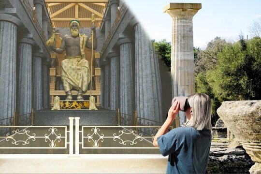 Olympia Walking Tour with Virtual Reality Glasses