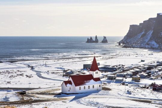 South Iceland Glaciers, Waterfalls and Black Sand Beach Day Tour from Reykjavik