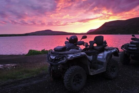 2hr Midnight Sun ATV Adventure from Reykjavik
