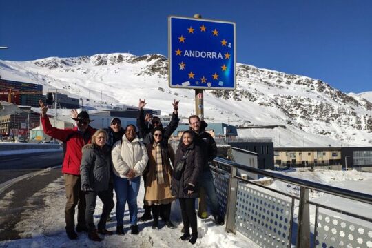 The Original Three Countries in One Day: France, Andorra, Spain from Barcelona