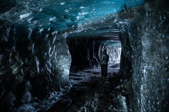 Ice Cave & Snowmobile Tour from Gullfoss