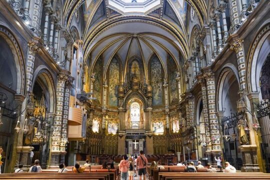 Montserrat Monastery Afternoon Tour with Cog-wheel Train from Barcelona