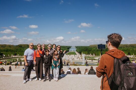 Versailles Domain Guided Day Bike Tour with Palace Entrance from Paris by Train