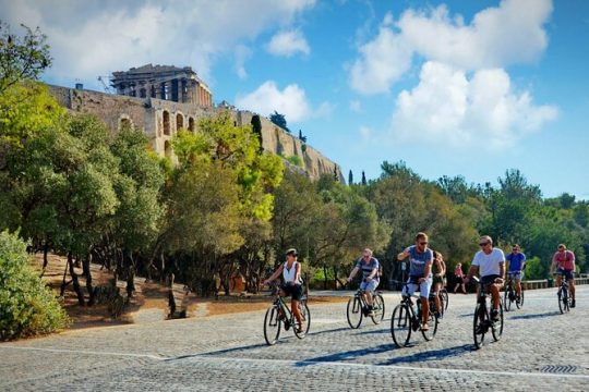 Athens Bike Tour: E-Bike or Regular Bike+Optional Acropolis Visit