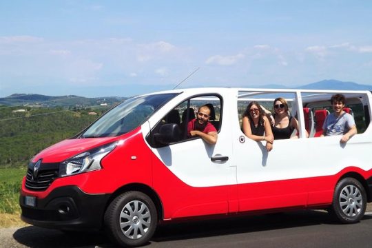 Chianti Wine Tour with Tuscan Lunch Open Top Van Max 6 pax