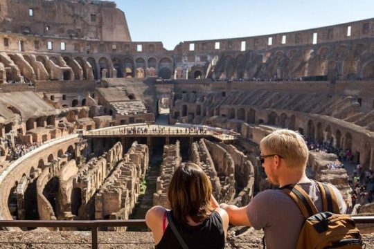 Colosseum Special Access on Gladiator's Arena Floor, with Roman Forum & Palaces