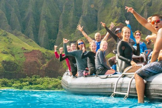 RAFT ADVENTURE - Na Pali 1/2 Day Snorkel