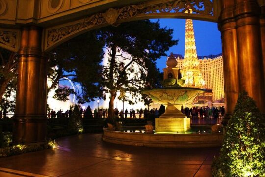 1.5 Hr Las Vegas Strip Limo Tour with Champagne and Photographs