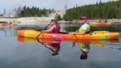 Great 4 hour kayak on yellowstone lake.