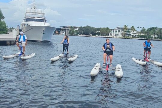 Fort Lauderdale Water Bike Guided Tour