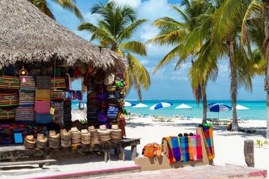 Isla Mujeres Catamaran Tour with Snorkel, Open bar and Transportation from hotel