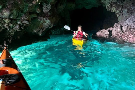 PORTO SELVAGGIO sea kayak tour + cold spring immersion