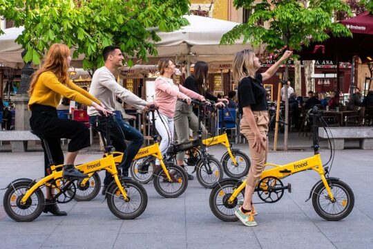 Madrid in Electric Bike: Highlights & Parks Small Group Tour