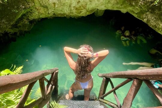 All-Inclusive! Tulum Ruins, Tequila Tasting + Swim in 3 Cenotes in Small Group!
