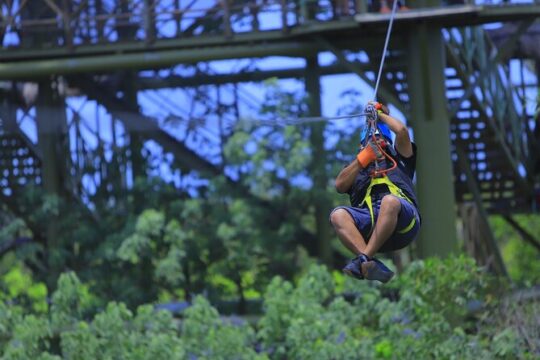 ATV adventure, Ziplines, Cenote Swim, Snack & Transport Included.