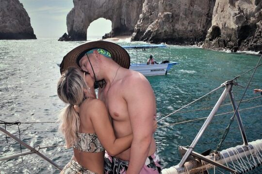 Private Catamaran La Tortuga Snorkeling and Sunset Cruise in Los Cabos