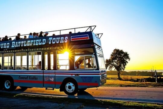 Sunset Double Decker Bus Tour in Gettysburg