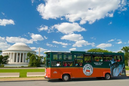 Hop-On Hop-Off 21 Stop Trolley Tour + Arlington Cemetery