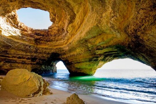 Dolphin Watching and Benagil Caves Guided Boat Tour