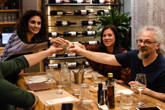 Private Athens By Night Food Tour & Wine Tasting of 5 Varieties