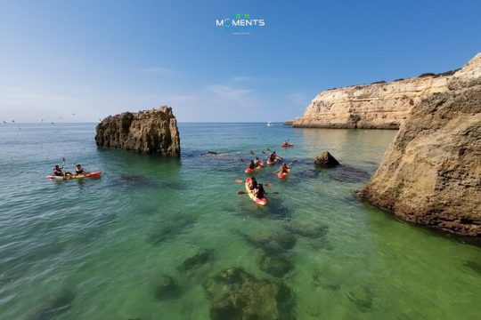 Explore Algarve Caves & Wild Beaches Kayak Tour with small-group