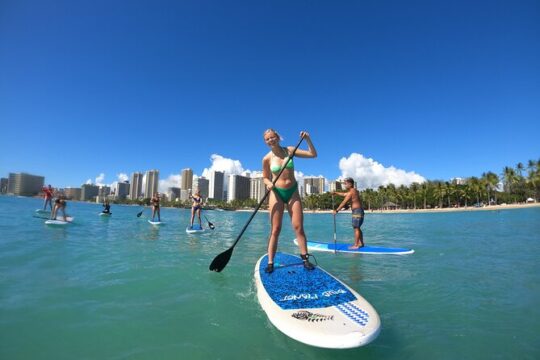 Stand Up Paddleboarding - Open Group Lessons - Waikiki, Oahu