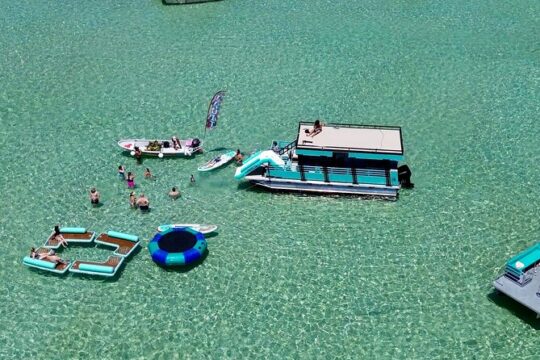 Private Passenger Pontoon Crab Island Experience