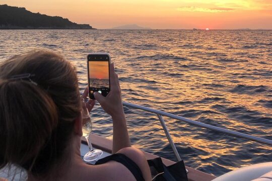 From Sorrento: Sunset tour 3hrs on shared boat