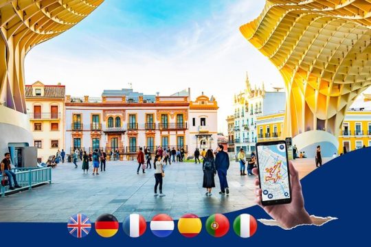 Sevilla Centre: City Walk Audioguide in 7 Languages on your Phone