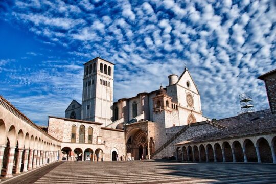 Assisi with Gourmet Lunch&Wine ShoreExcursion from Civitavecchia Port