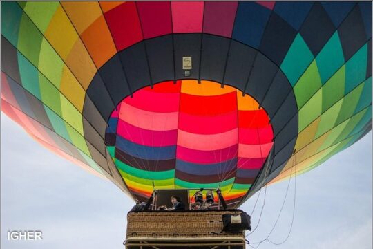 Hot air balloon flight Milan weekend