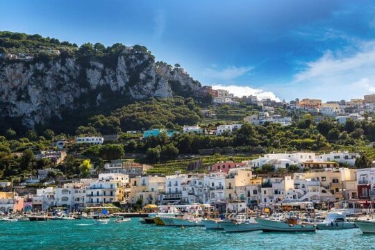 Sorrento, Capri and Positano: full-day private tour from Rome