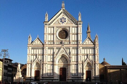 Santa Croce and Guided Walking Tour in Florence