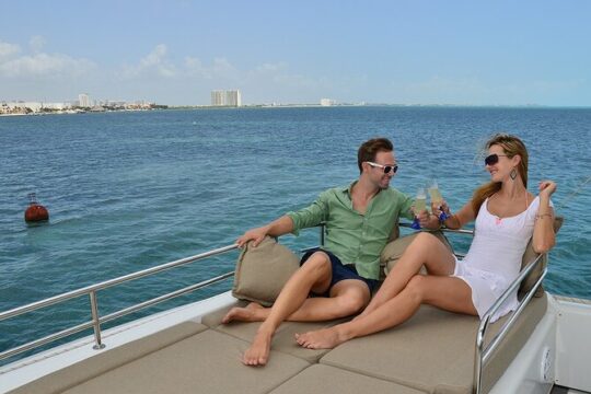 Catamaran Experience at Isla Mujeres! Platinum Beach Club and Bar