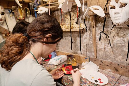 Magic Mask Decoration Class in St. Mark's Square