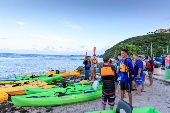 Bioluminescent Night Kayaking with Transport from San Juan