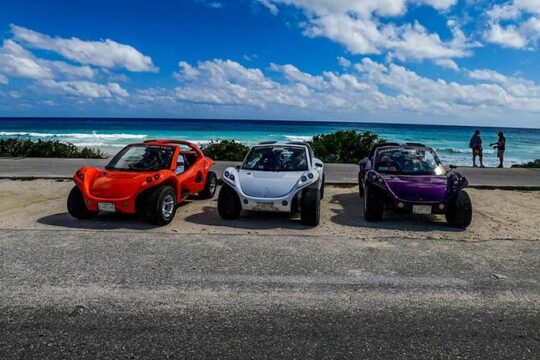 Amazing Cozumel Buggy Adventure with Snorkeling Tequila and More