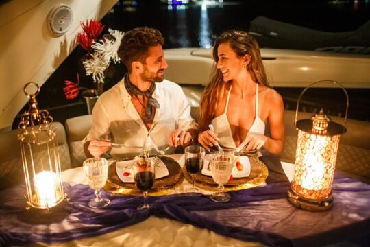 All Inclusive Cancun: Private Romantic Dinner on a Luxury Yachts