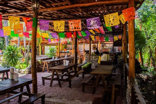 ATV's (shared), Ziplines & Cenote! Half-Day with Transportation from Cancun
