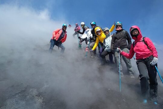 Etna: Cable Car & Hiking Tour to Summit