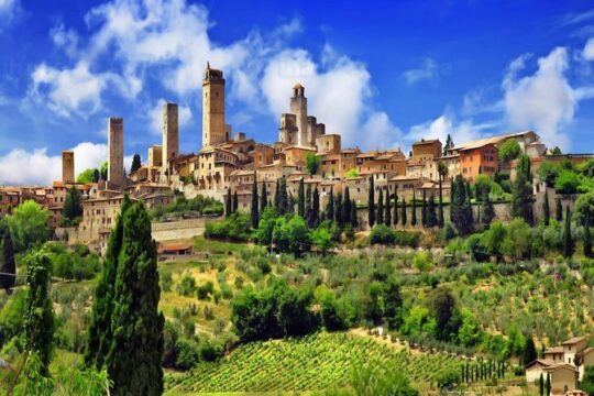 San Gimignano Monteriggioni Tuscany Chianti Wine Tasting Fullday from Florence